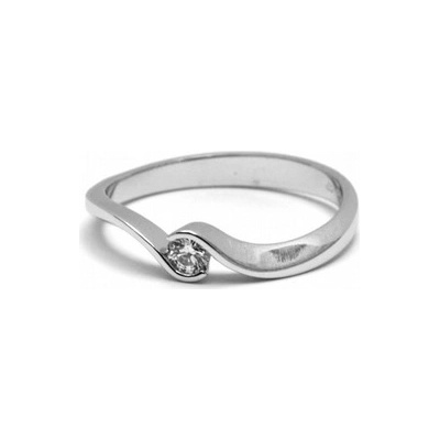 Klenoty Budín dámský zásnubní prsten s přírodním diamantem J 21536-13