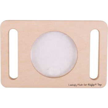Image 1 of Bigjigs Toys Дървена играчка Bigjigs - Лупа с две дръжки (BJE0023)