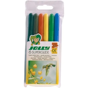 Флумастри за оцветяване KOH-I-NOOR, Jolly 6 цвята
