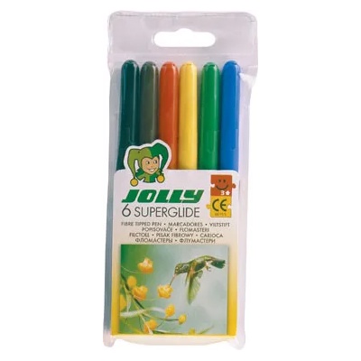 Флумастри за оцветяване KOH-I-NOOR, Jolly 6 цвята