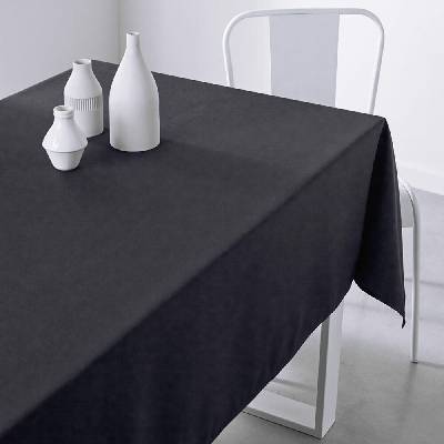 TODAY obrus Essential 100% polyester Fusain tm. sivá 150x250 cm