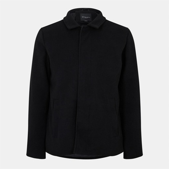 Brave Soul Яке Brave Soul Men's Funnel Neck Long Sleeve Coach Jacket - Black