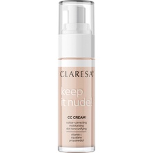 Claresa Keep It Nude! Hydratačný make-up zjednocujúci tón pleti 103 Cool Medium 30 ml