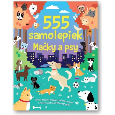 555 samolepek Kočky a psi