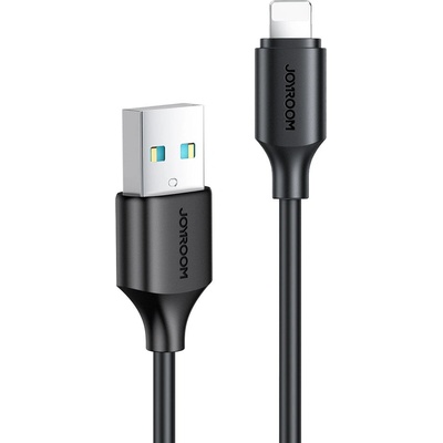 JOYROOM Кабел за зареждане / пренос на данни Joyroom, USB към Lightning, 2.4A, 0.25m, черен, (S-UL012A9) (S-UL012A9 0.25m black)