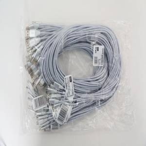 Omega cantil fabric cable cable braided micro usb to usb 2a copper poly 1m silver [44057]