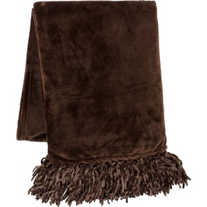 Tiseco Home Studio Тъмнокафяво каре Flanelo, 170 x 130 cm - Tiseco Home Studio (3300BROWN)