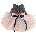 Tiger`s Heart Princess Bow Tutu - рокля за куче с розов тюл и панделка