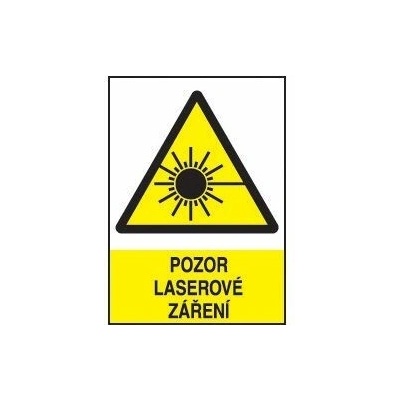 Pozor laserové záření, Fólie A6