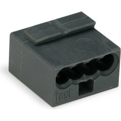 WAGO Svorka 243-204 instalační PUSH WIRE® pro plné vodiče, 4 x 0,8 mm², šedá 243-204 – Sleviste.cz