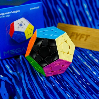 Gans puzzle GAN Megaminx Maglev Frosted Čierna
