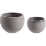 Bizzotto ДЕКОРАТИВНА САКСИЯ 2БР. cement СИВА (0790553)