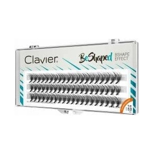 Clavier CLAVIER_BeShaped silk lash clusters curl B with gentle volume 10D 13mm