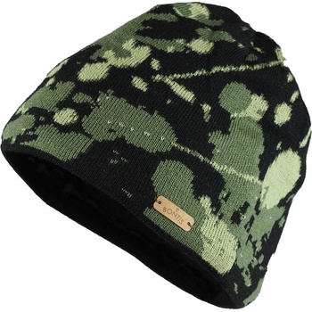 Bontis trojbarevná pánská zimní čepice olivová