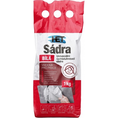 Het Sádra bílá 1kg – Hledejceny.cz