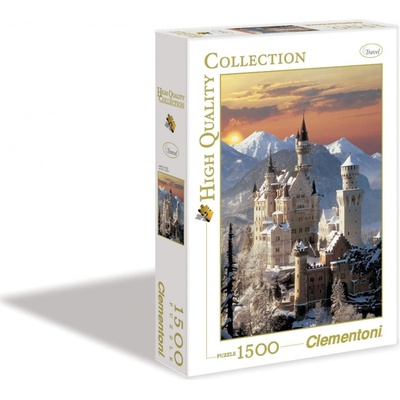 Clementoni Neuschwanstein v zimě 1500 dílků