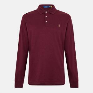 Ralph Lauren Блуза с яка Polo Ralph Lauren Pima Polo Shirt - Spring Wine