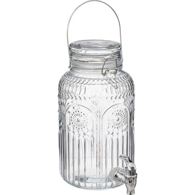 Secret de Gourmet Dóza MONA s kohoutkem, 3,8l transparentní