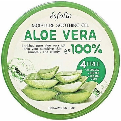 Esfolio Moisture Soothing Gel Aloe Vera 100% 300 ml