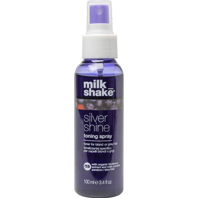 Milk Shake Silver Shine Toning Spray tónovací sprej pro blond a šedivé vlasy 100 ml
