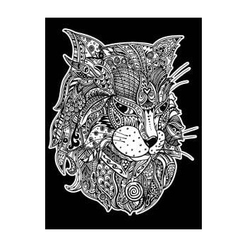Stepp Velvet coloring page 47x35 Cat Fantasy