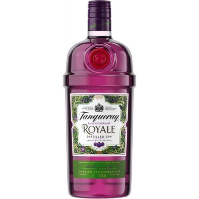 Tanqueray Blackcurrant 41.3% 1 l (holá láhev)