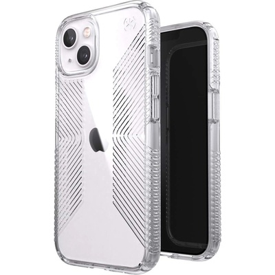 Speck Presidio 2 Grip Case - удароустойчив хибриден кейс за iPhone 13 (прозрачен)