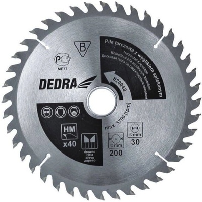 Dedra Kotouč pilový na dřevo 250x16 mm 40z pro DED7704 H25040E