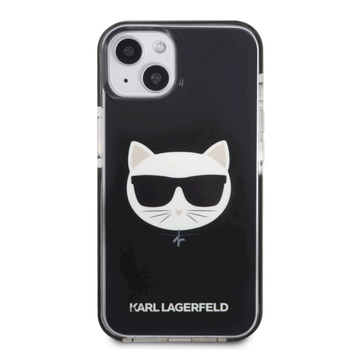 KARL LAGERFELD Калъф Karl Lagerfeld TPE Choupette Head, съвместим с iPhone 13 Black (KLHCP13MTPECK) (KLHCP13MTPECK)