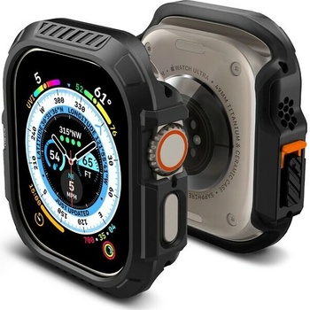 Spigen Lock Fit kryt Apple Watch Ultra 3/2/1 (49mm) čierny
