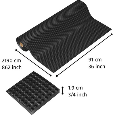 Notrax 782 Sky Trax Black 91cm x linm