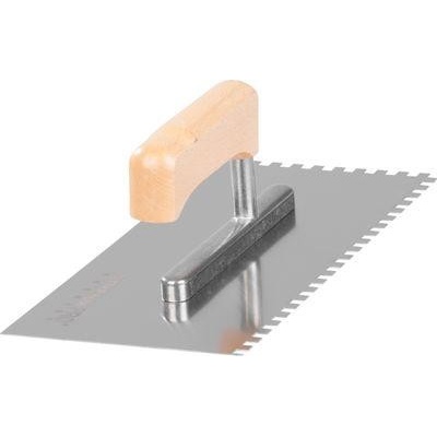 Hladítko Strend Pro Premium, HardWood, drevená rúčka, 270x130 mm, e6 mm, 0,7 mm, nerez