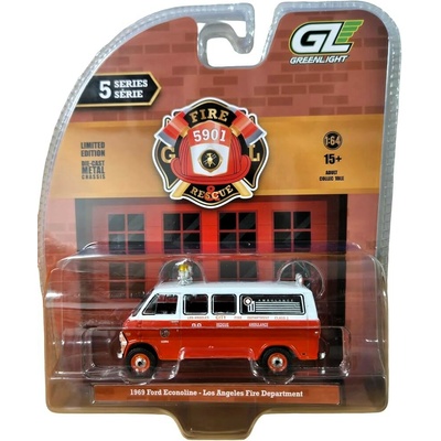 GreenLight Ford Econoline Hasičské 1969 1:64