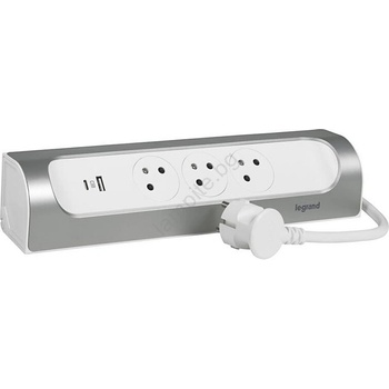 Legrand 3 Plug + 2 USB 1 m (049406)