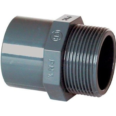 FIP PVC tvarovka - Spojka prechodka 50-40 x 1“ ext., lepenie / vonkajší závit