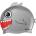 Finis animal heads shark сива