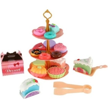 Teddies Комплект за чай от метал с аксесоари в куфарче