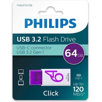 Image 1 of Philips Magic Purple 64GB USB 3.2 (PH114999/FM64FD175B/00)