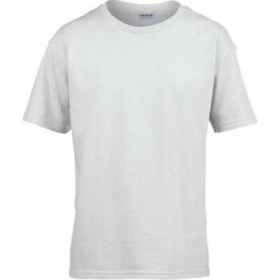 Gildan bavlněné měkké tričko Softstyle bílá