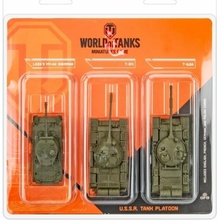 Gale Force Nine World of Tanks Miniature game: U.S.S.R. Tank Platoon T-54, Loza's M4-A2 Sherman, T-62A