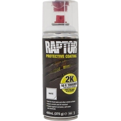 RAPTOR 2K aerosólový ochranný náter biely 400ml