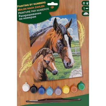 KSG Crafts Творчески комплект за рисуване KSG Crafts - Шедьовър, Коне (30)