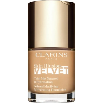 Clarins Skin Illusion Velvet течен фон дьо тен с матов завършек с подхранващ ефект цвят 110N 30ml