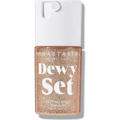 Anastasia Beverly Hills Dewy Set Setting Spray Mini rozjasňujúca hmla Coconut & Vanilla 30 ml