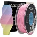 Smart Print FG-S110-E1, 3D нишка, PLA Silk, 1, 75 мм, 1000 г, Многоцветен (Rainbow light color) (FG-S110-E1)