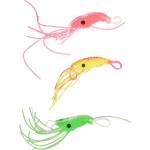 Flamingo Toy Isaiah Shrimp Multiple colours - играчка за котка, пластмасова скарида, 8 х 1, 5 см - 1 бр, Белгия - 502074