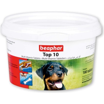 Beaphar TOP 10 Multi Vitamin Tabs -Витамини, минерали и микроелементи, за кучета 180бр