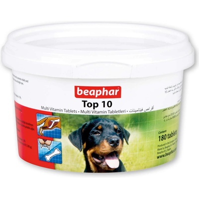 Beaphar TOP 10 Multi Vitamin Tabs -Витамини, минерали и микроелементи, за кучета 180бр