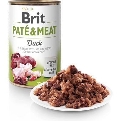 Brit Paté & Meat Dog Duck 400 g – Zbozi.Blesk.cz