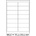 CDRmarket Самозалепващи етикети 99, 1 x 38, 1 mm, 14 етикети A4, 100 листа (R0ECO.0810A)